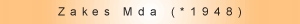 Zakes mda